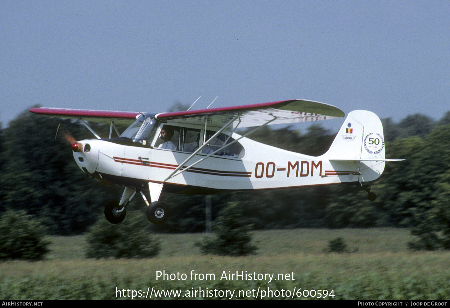 Aircraft Photo of OO-MDM | Aeronca 7AC Champion | AirHistory.net #600594