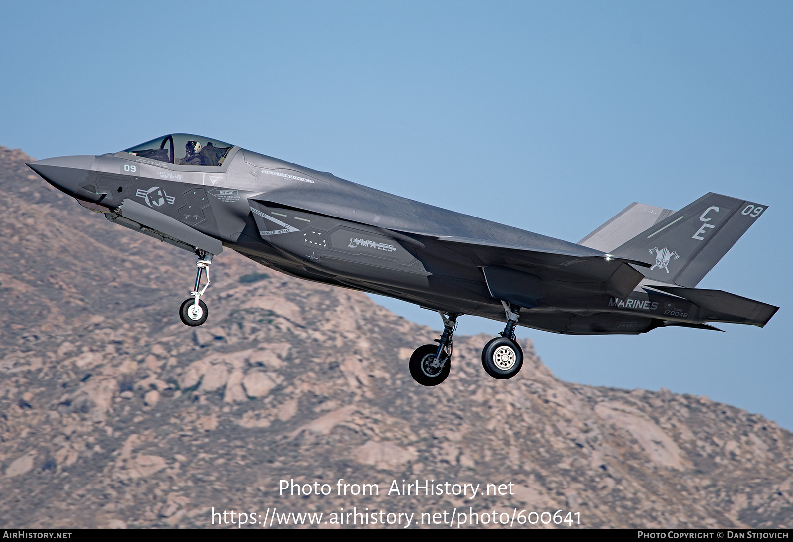 Aircraft Photo of 170048 | Lockheed Martin F-35B Lightning II | USA - Marines | AirHistory.net #600641