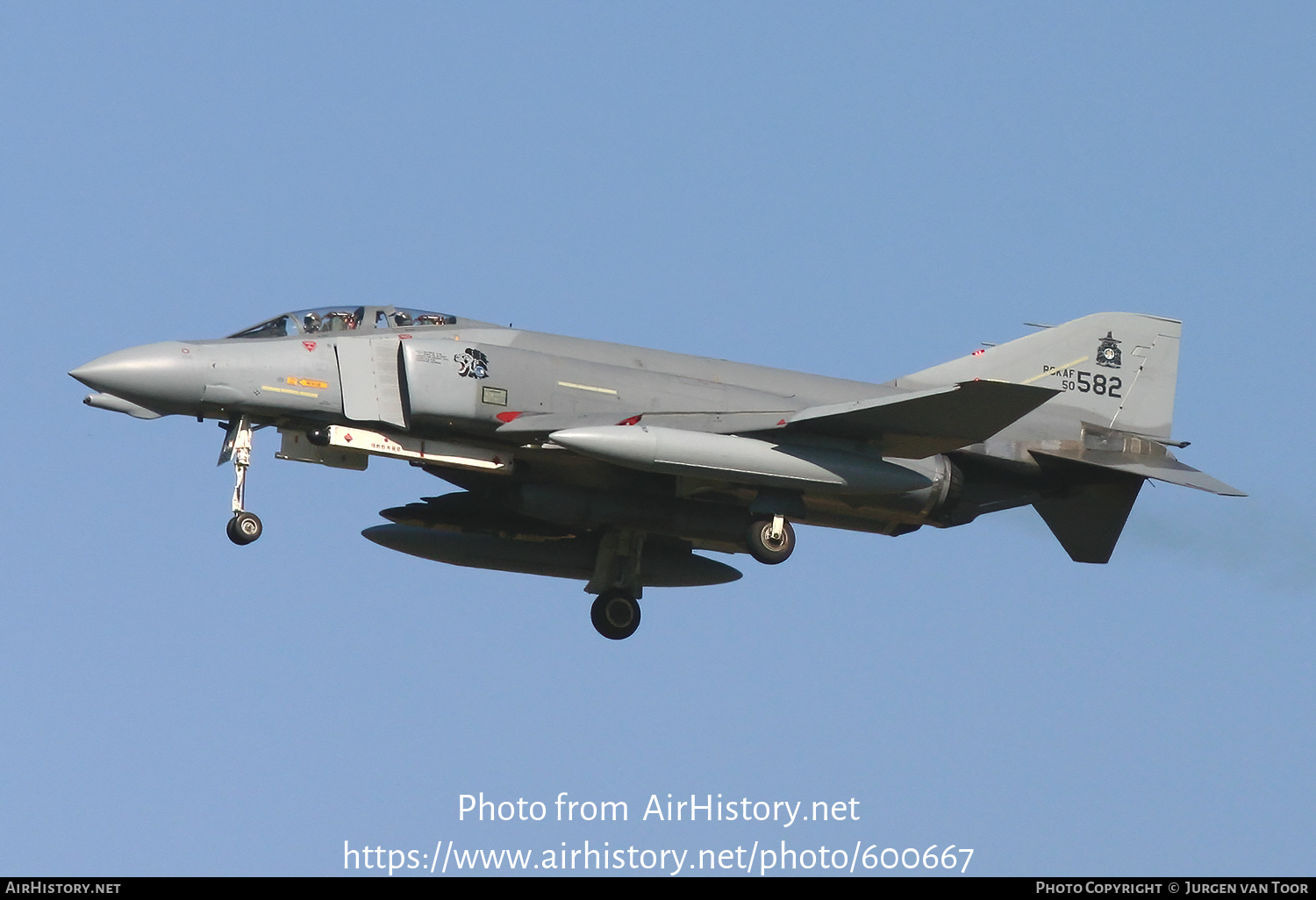 Aircraft Photo of 50-582 | McDonnell Douglas F-4D Phantom II | South Korea - Air Force | AirHistory.net #600667