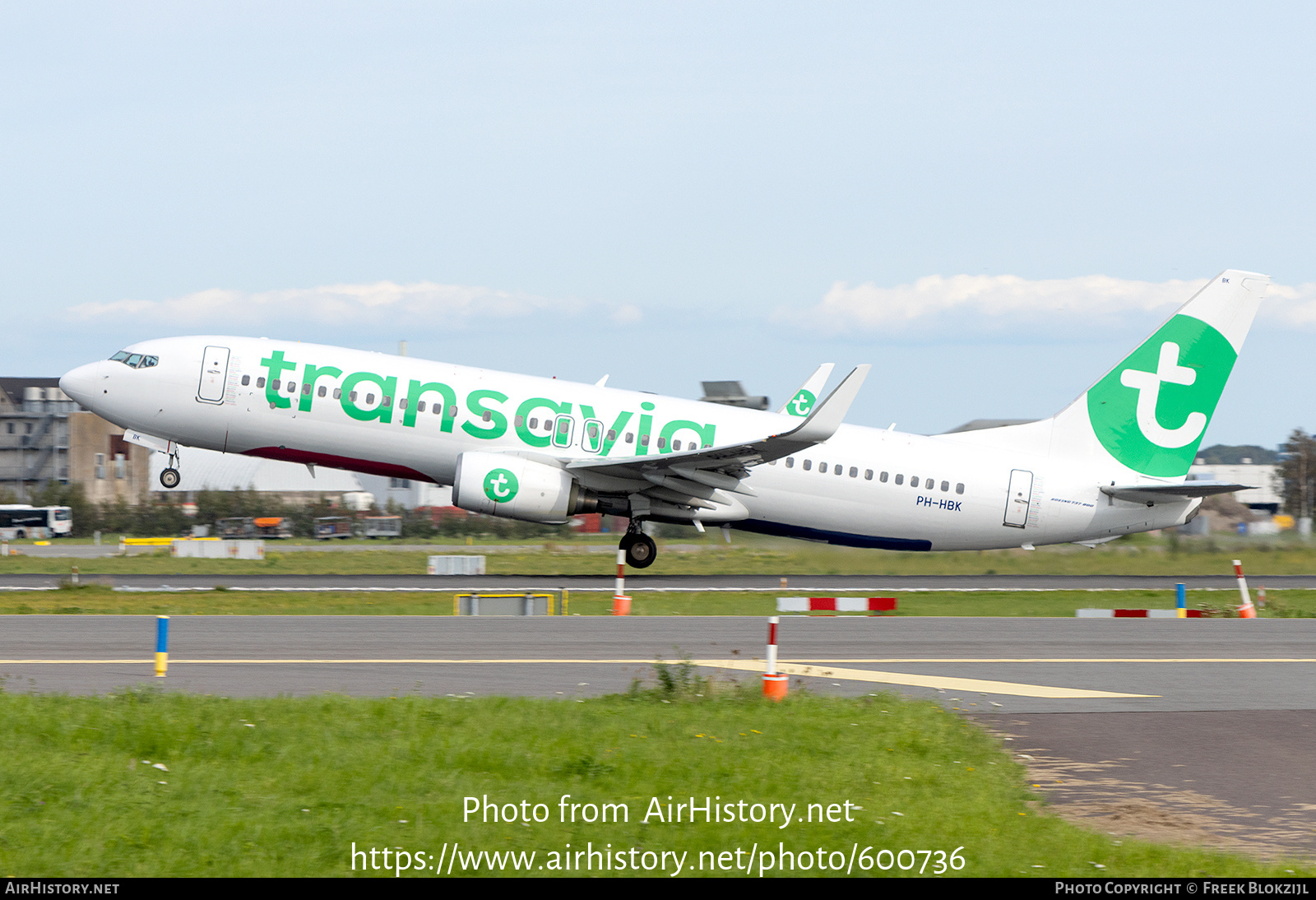 Aircraft Photo of PH-HBK | Boeing 737-82R | Transavia | AirHistory.net #600736