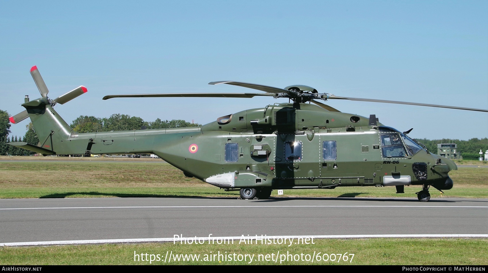 Aircraft Photo of RN-06 | NHI NH90 TTH | Belgium - Air Force | AirHistory.net #600767