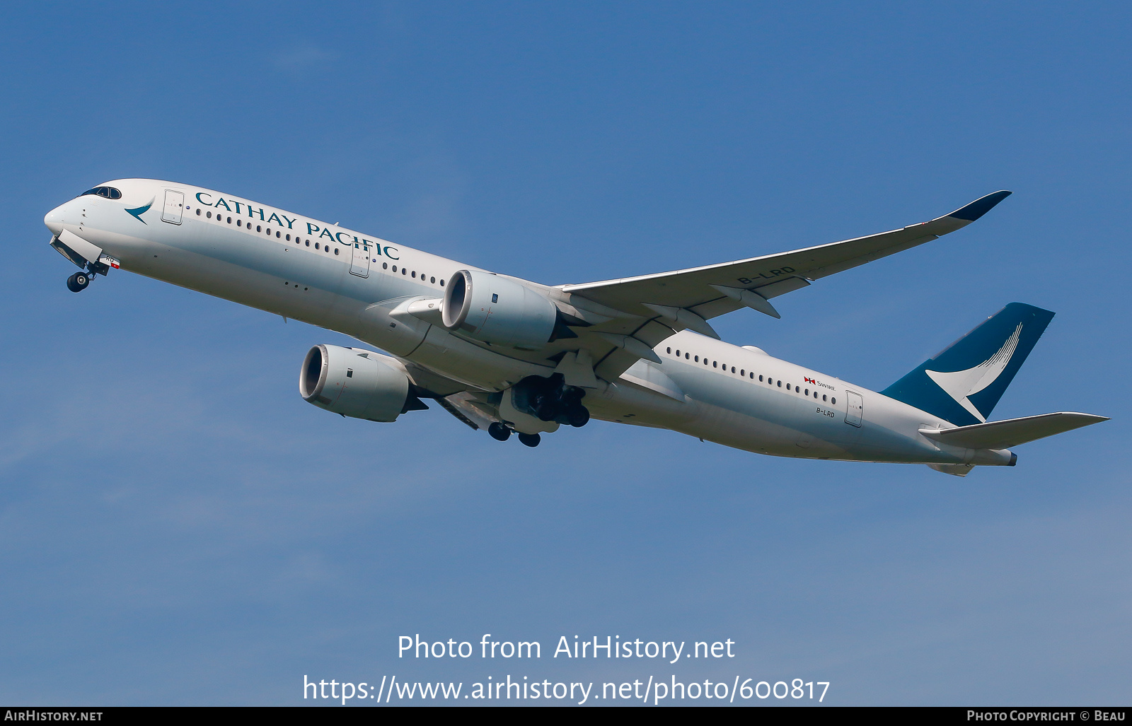 Aircraft Photo of B-LRD | Airbus A350-941 | Cathay Pacific Airways | AirHistory.net #600817