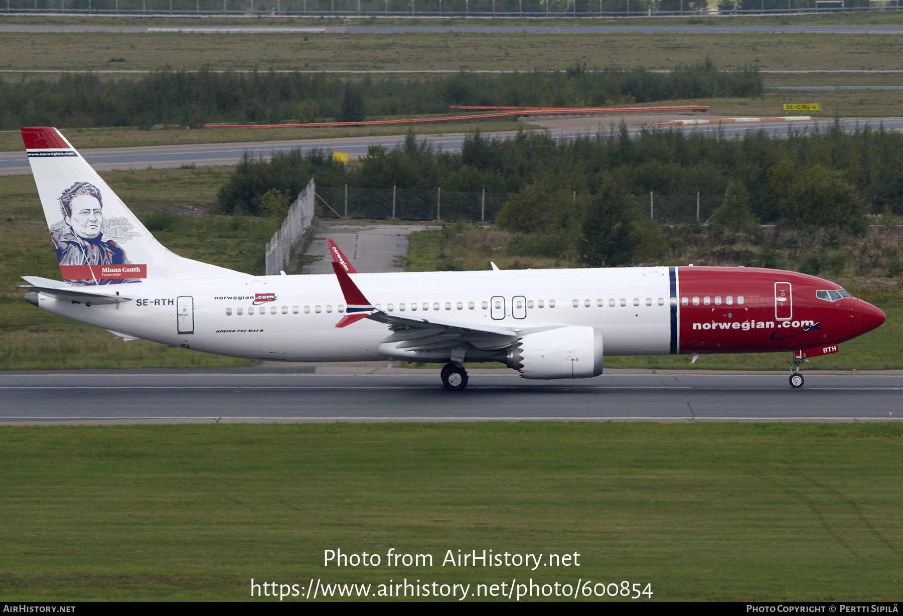 Aircraft Photo of SE-RTH | Boeing 737-8 Max 8 | Norwegian | AirHistory.net #600854