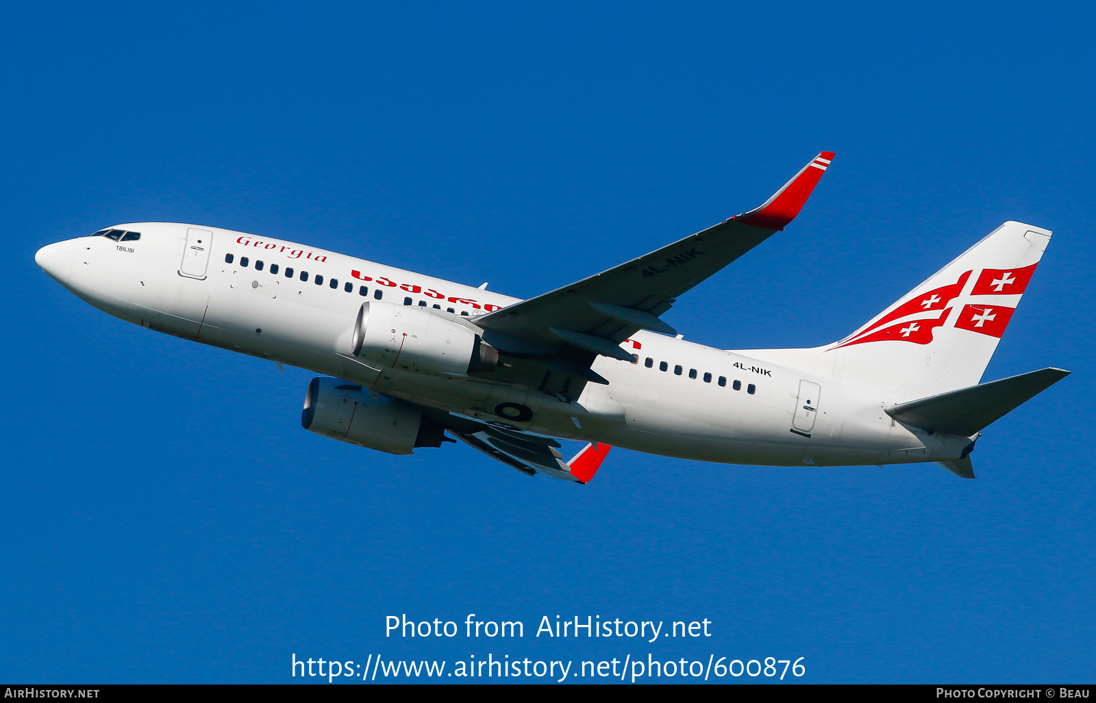 Aircraft Photo of 4L-NIK | Boeing 737-783 | Georgian Airways | AirHistory.net #600876