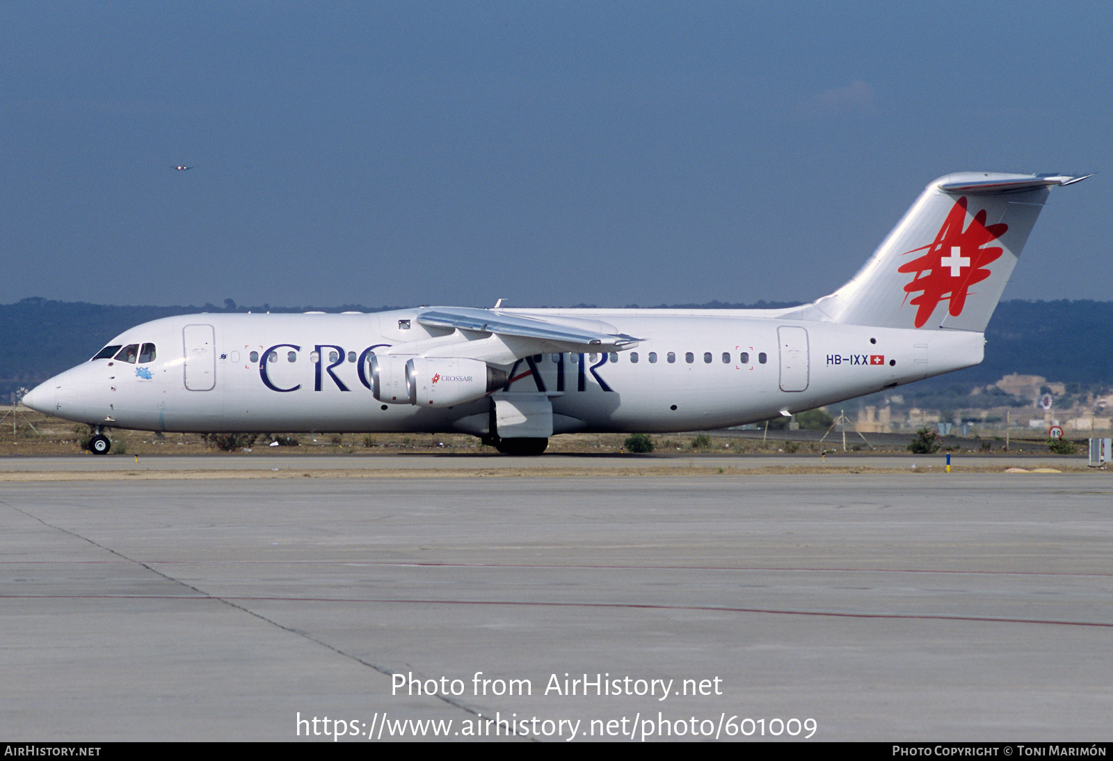 Aircraft Photo of HB-IXX | British Aerospace Avro 146-RJ100 | Crossair | AirHistory.net #601009