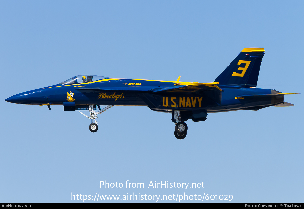 Aircraft Photo of 165534 | Boeing F/A-18E Super Hornet | USA - Navy | AirHistory.net #601029