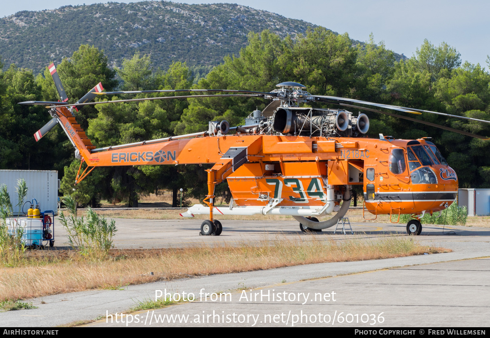 Aircraft Photo of N218AC | Sikorsky S-64E Skycrane | Erickson | AirHistory.net #601036