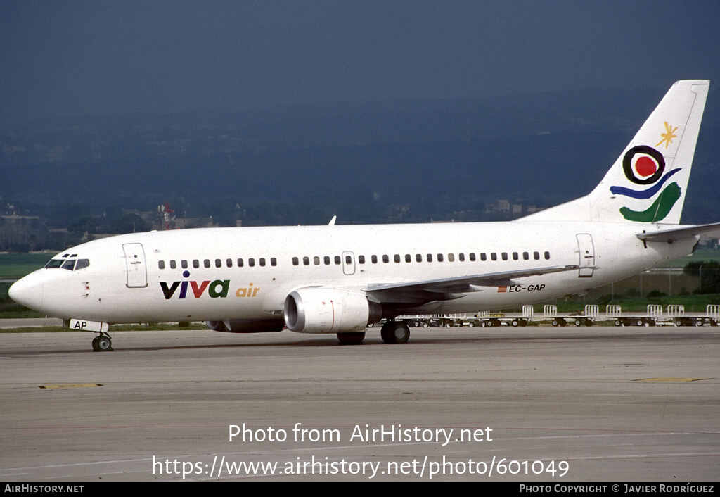 Aircraft Photo of EC-GAP | Boeing 737-36E | Viva Air | AirHistory.net #601049