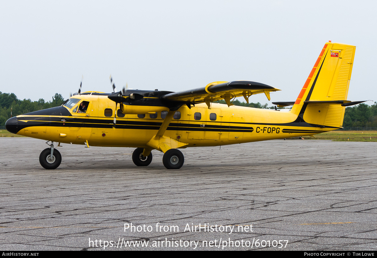 Aircraft Photo of C-FOPG | De Havilland Canada DHC-6-300 Twin Otter | Ontario Ministry of Natural Resources | AirHistory.net #601057