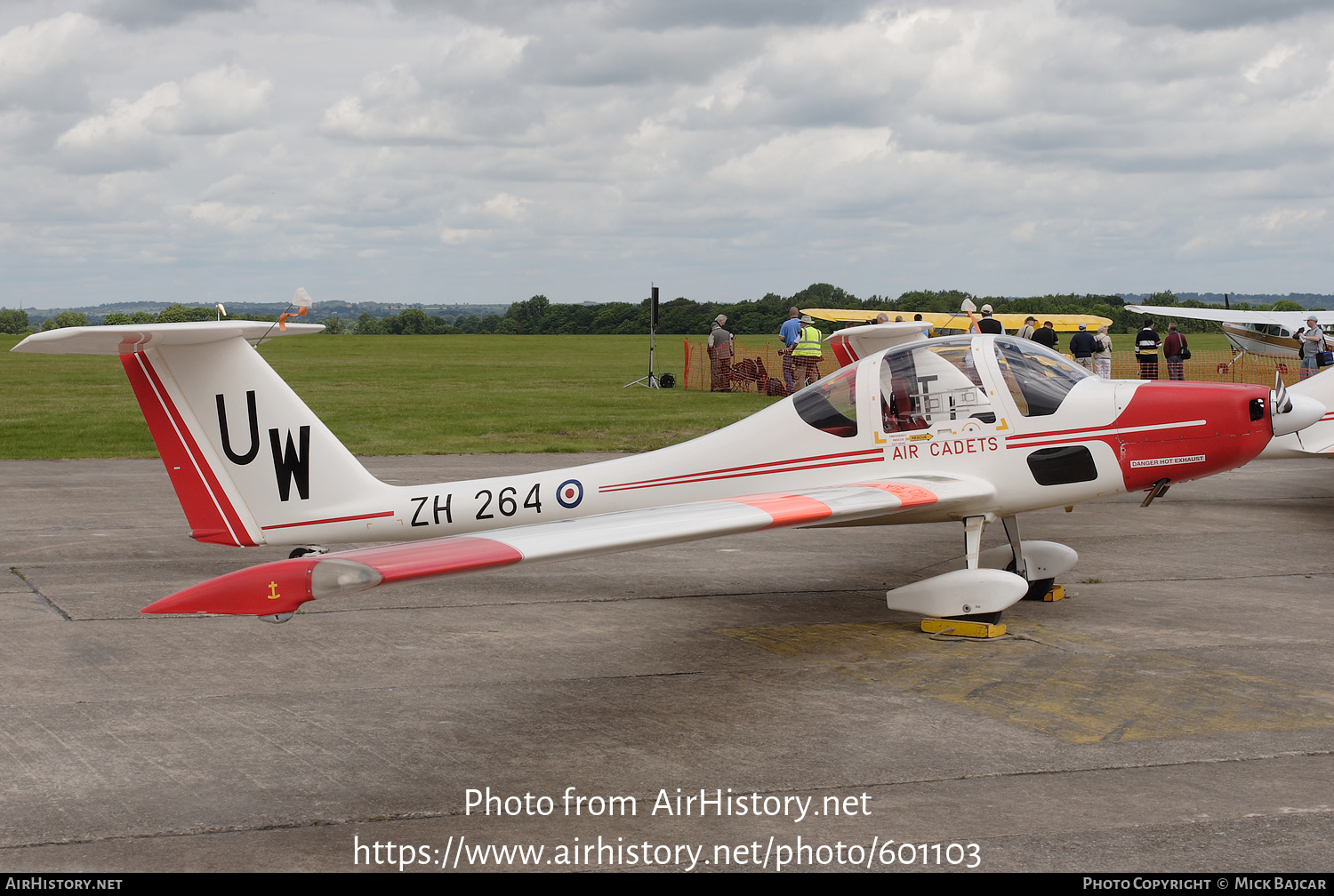 Aircraft Photo of ZH264 | Grob G-109B Vigilant T1 | UK - Air Force | AirHistory.net #601103