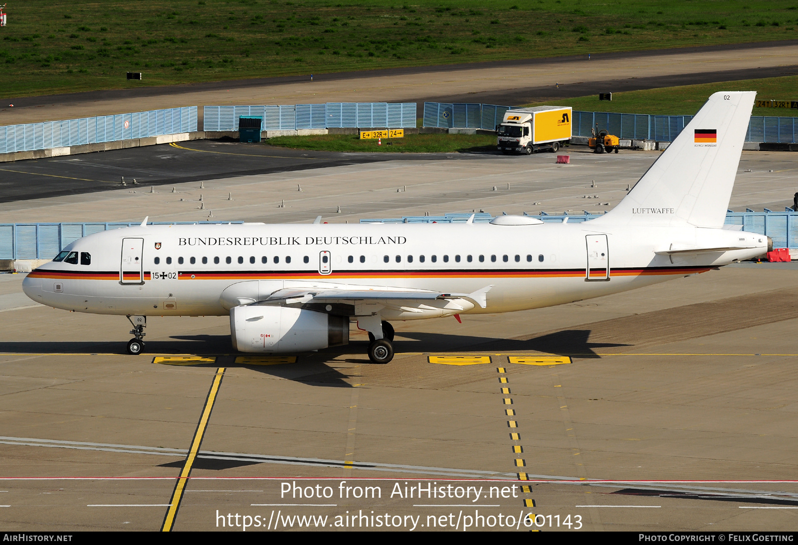 Aircraft Photo of 1502 | Airbus ACJ319 (A319-133/CJ) | Germany - Air Force | AirHistory.net #601143