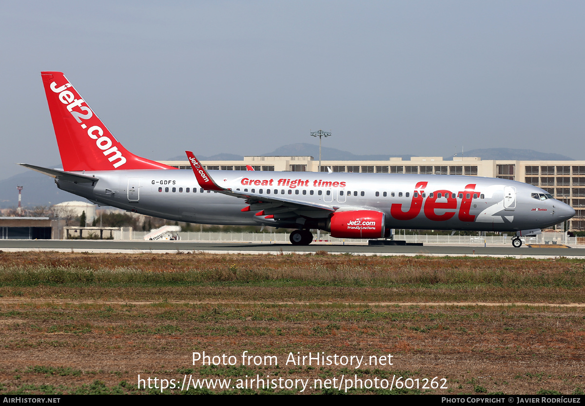 Aircraft Photo of G-GDFS | Boeing 737-86N | Jet2 | AirHistory.net #601262