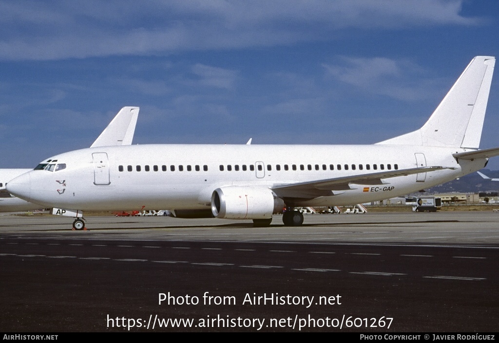 Aircraft Photo of EC-GAP | Boeing 737-36E | AirHistory.net #601267