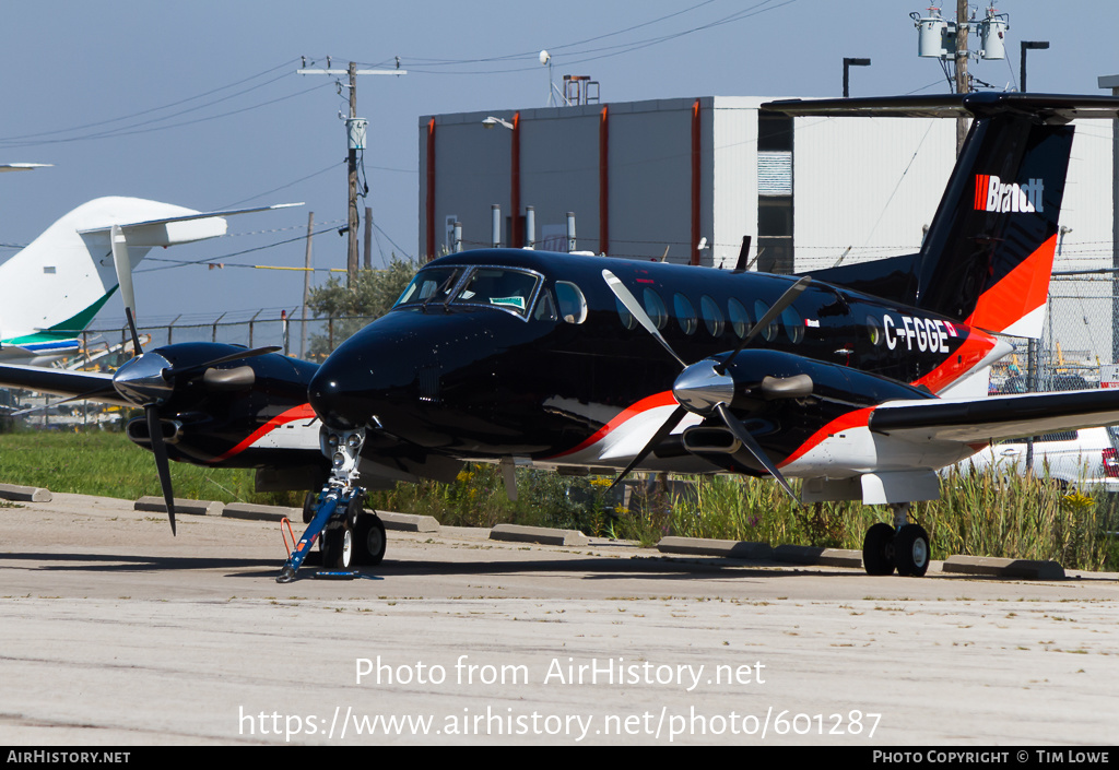 Aircraft Photo of C-FGGE | Beechcraft 350i King Air (B300) | Brandt Group | AirHistory.net #601287