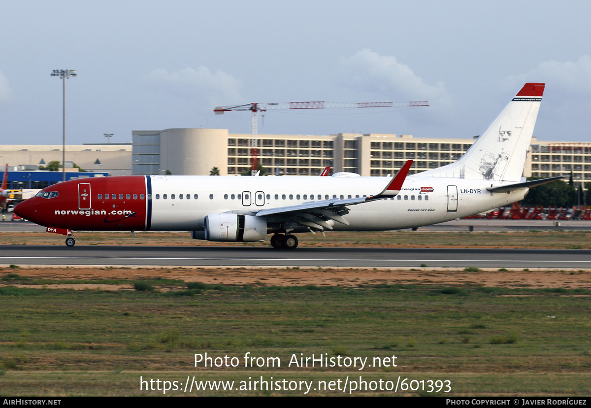 Aircraft Photo of LN-DYR | Boeing 737-8JP | Norwegian | AirHistory.net #601393