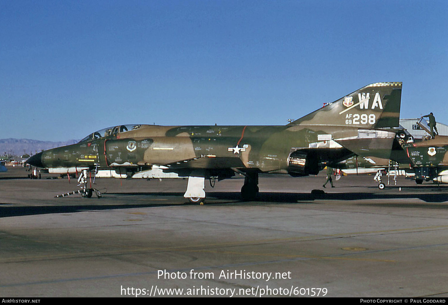 Aircraft Photo of 69-0298 / AF69-298 | McDonnell Douglas F-4E Phantom II | USA - Air Force | AirHistory.net #601579