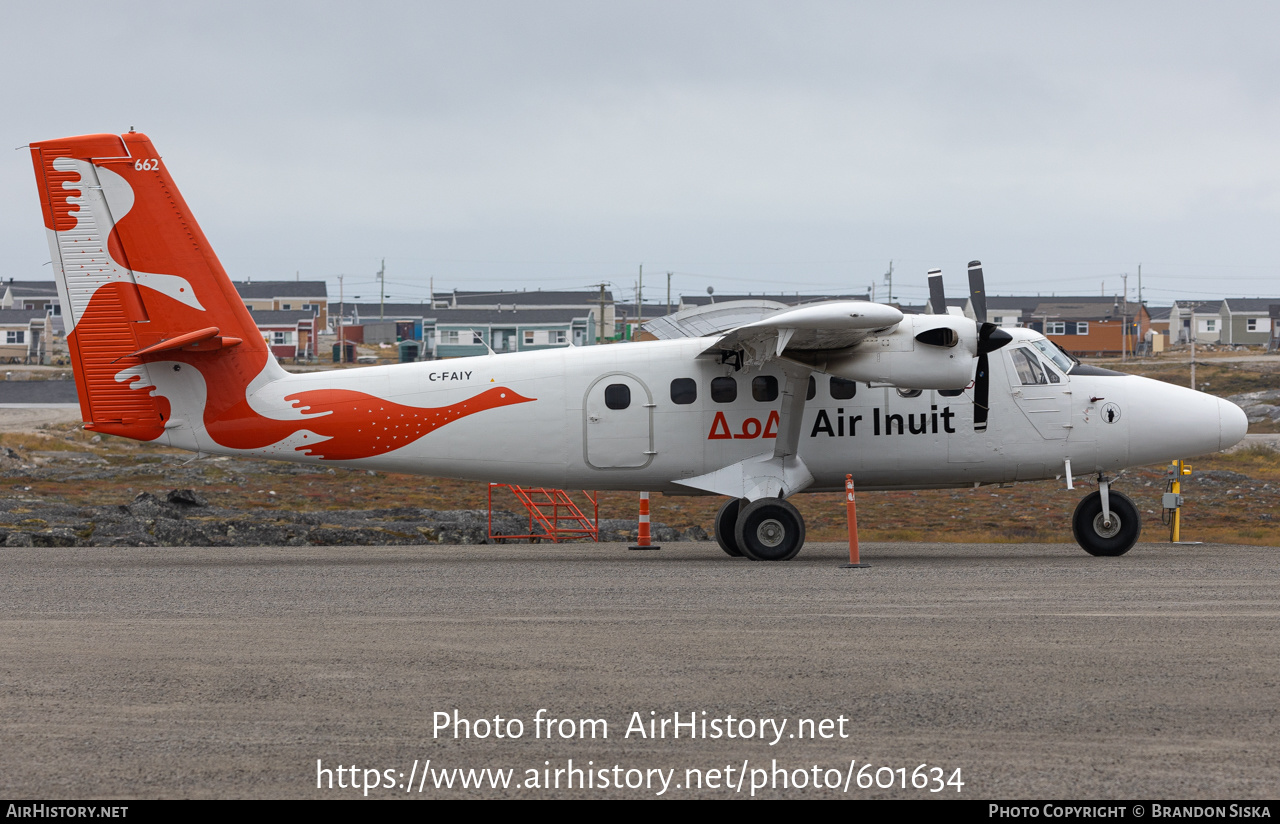 Aircraft Photo of C-FAIY | De Havilland Canada DHC-6-300 Twin Otter | Air Inuit | AirHistory.net #601634