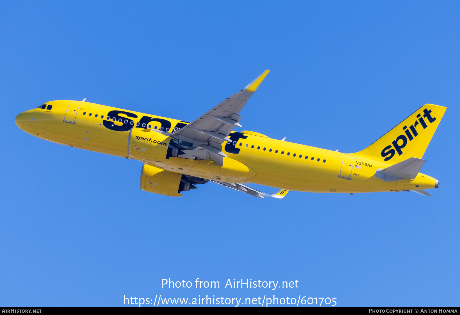 Aircraft Photo of N955NK | Airbus A320-271N | Spirit Airlines | AirHistory.net #601705