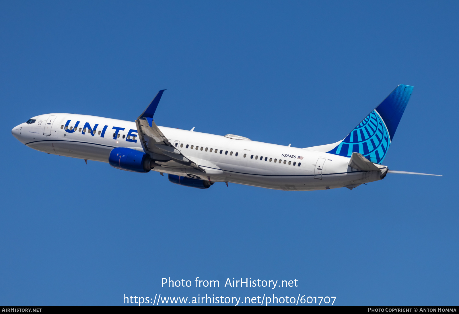 Aircraft Photo of N38458 | Boeing 737-924/ER | United Airlines | AirHistory.net #601707