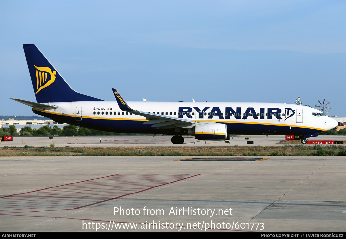 Aircraft Photo of EI-DWC | Boeing 737-8AS | Ryanair | AirHistory.net #601773