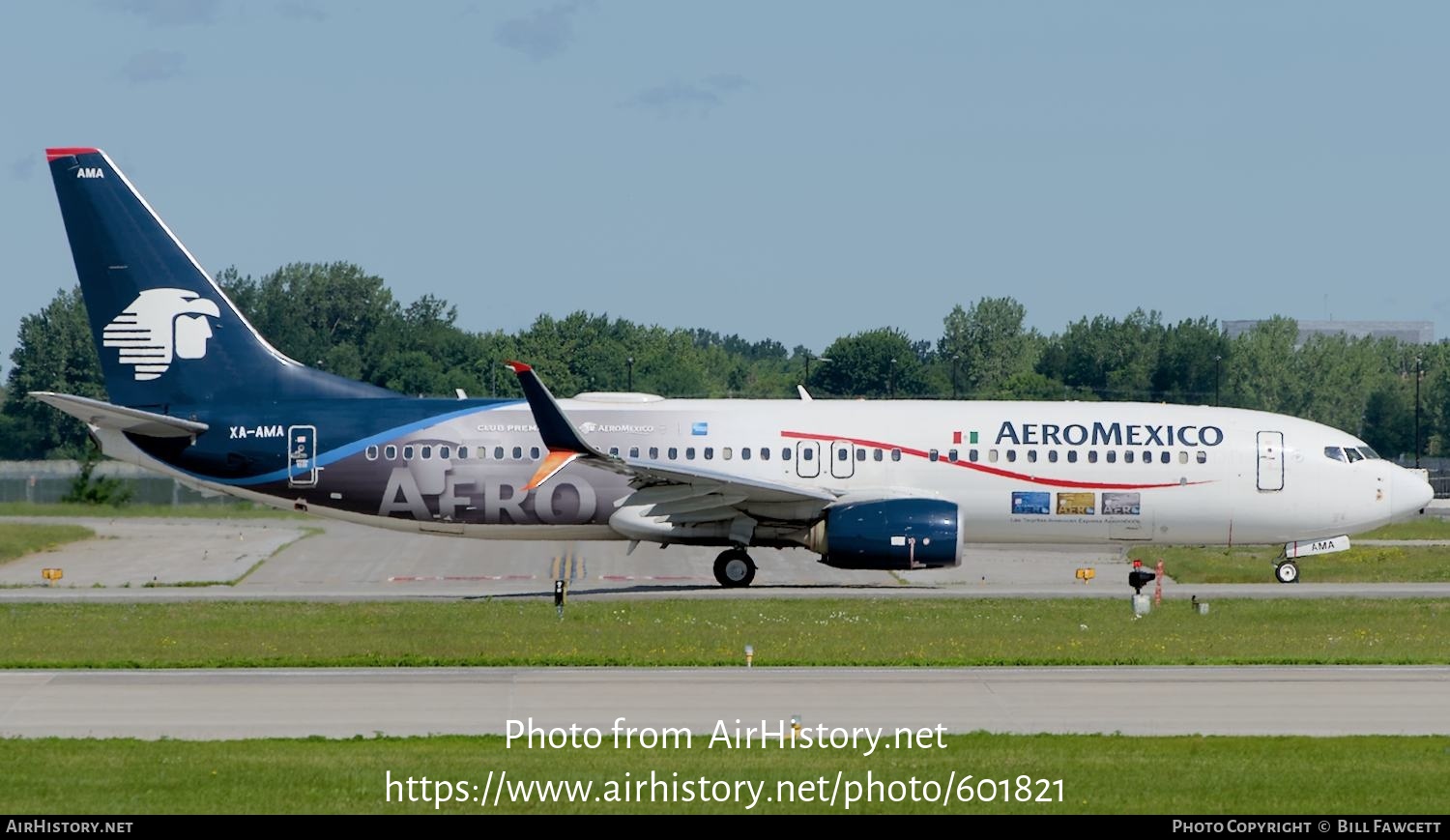 Aircraft Photo of XA-AMA | Boeing 737-852 | AeroMéxico | AirHistory.net #601821