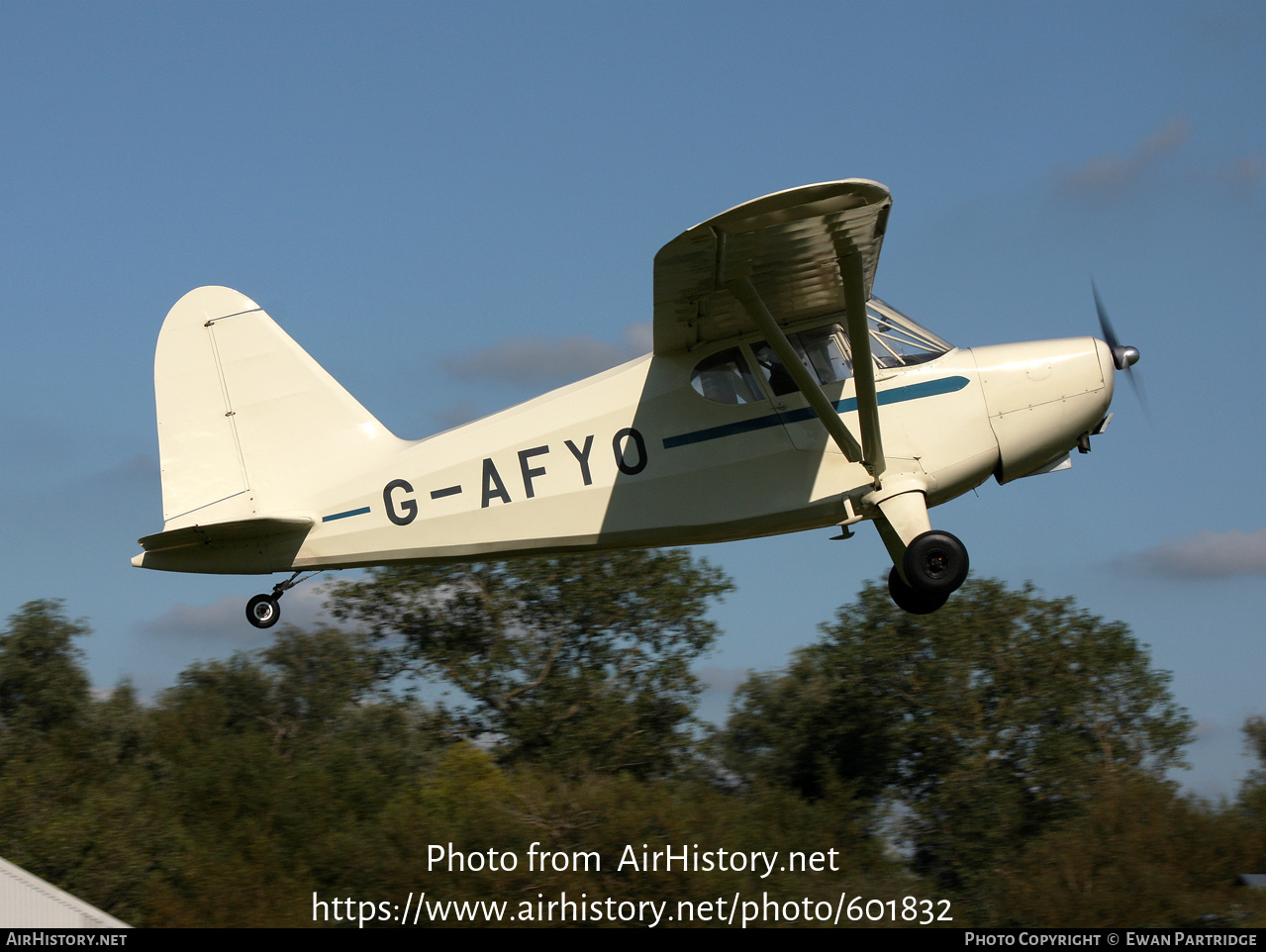 Aircraft Photo of G-AFYO | Stinson 105 HW-75 | AirHistory.net #601832