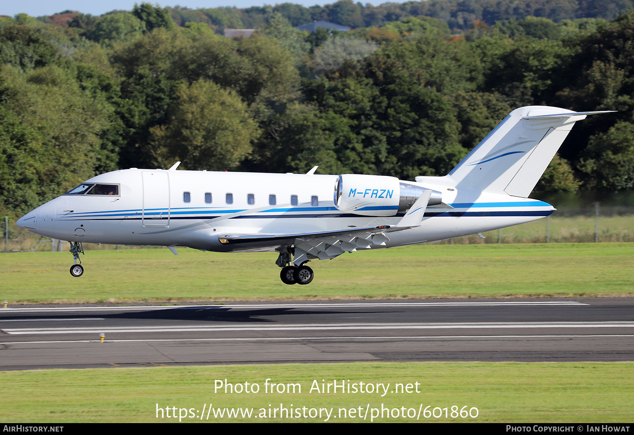 Aircraft Photo of M-FRZN | Bombardier Challenger 605 (CL-600-2B16) | AirHistory.net #601860