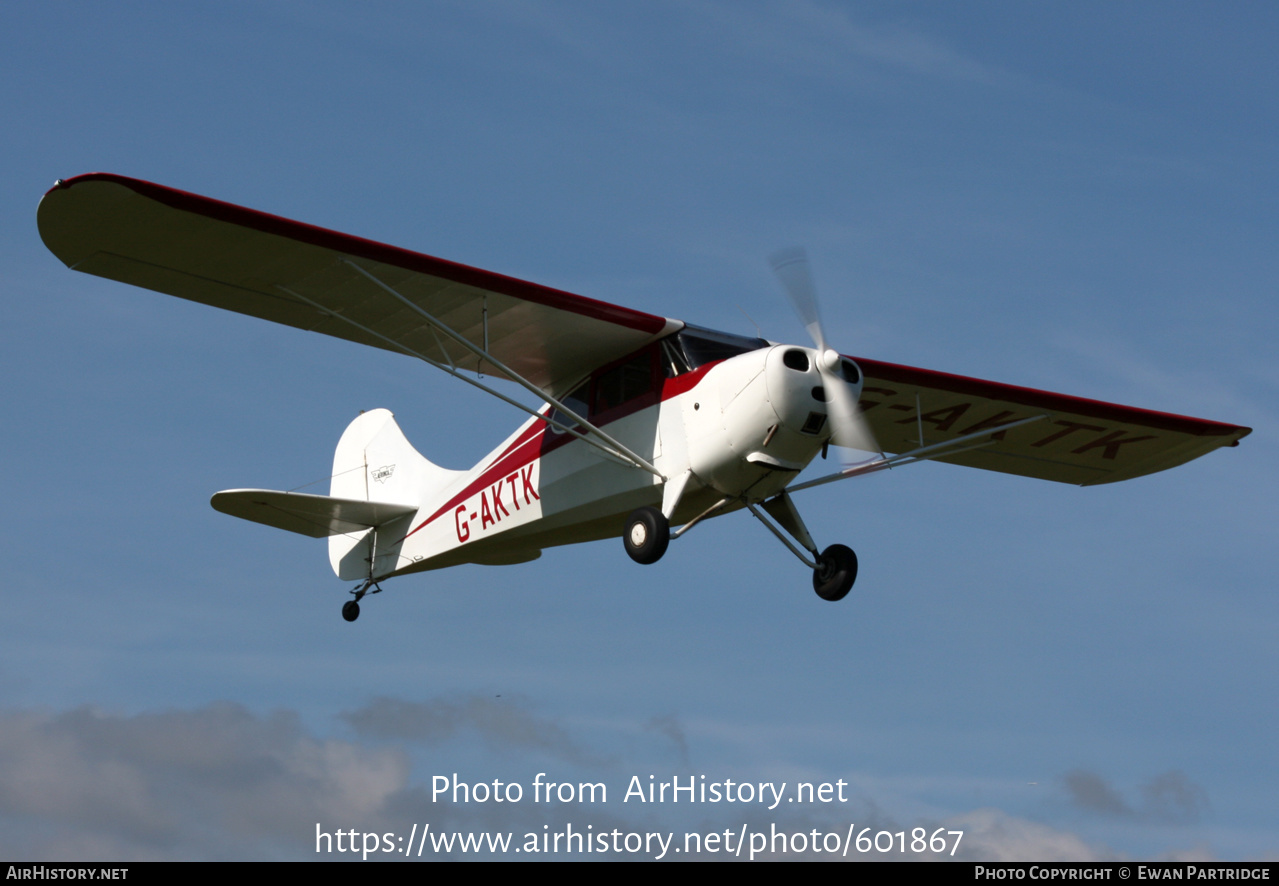 Aircraft Photo of G-AKTK | Aeronca 11BC Chief | AirHistory.net #601867