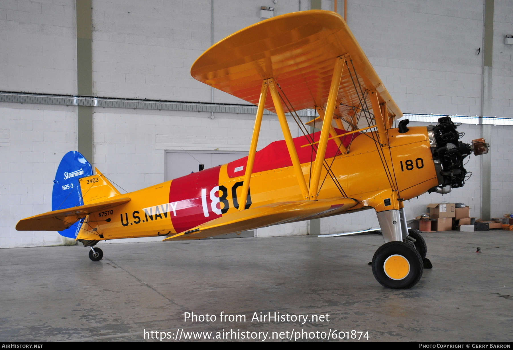 Aircraft Photo of N75TQ / 3403 | Boeing N2S-3 Kaydet (B75N1) | USA - Navy | AirHistory.net #601874