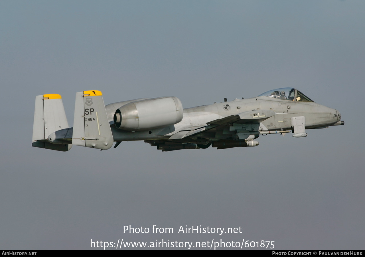 Aircraft Photo of 81-0984 / AF81-984 | Fairchild A-10A Thunderbolt II | USA - Air Force | AirHistory.net #601875