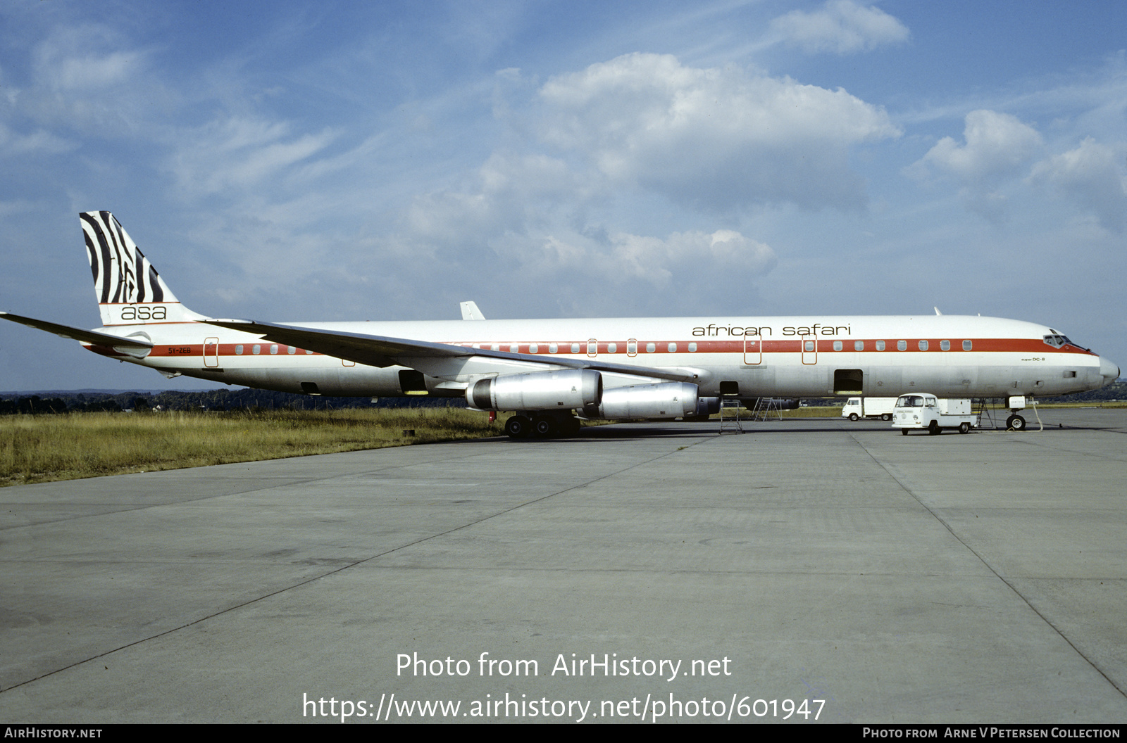 Aircraft Photo of 5Y-ZEB | McDonnell Douglas DC-8-63 | African Safari Airways - ASA | AirHistory.net #601947