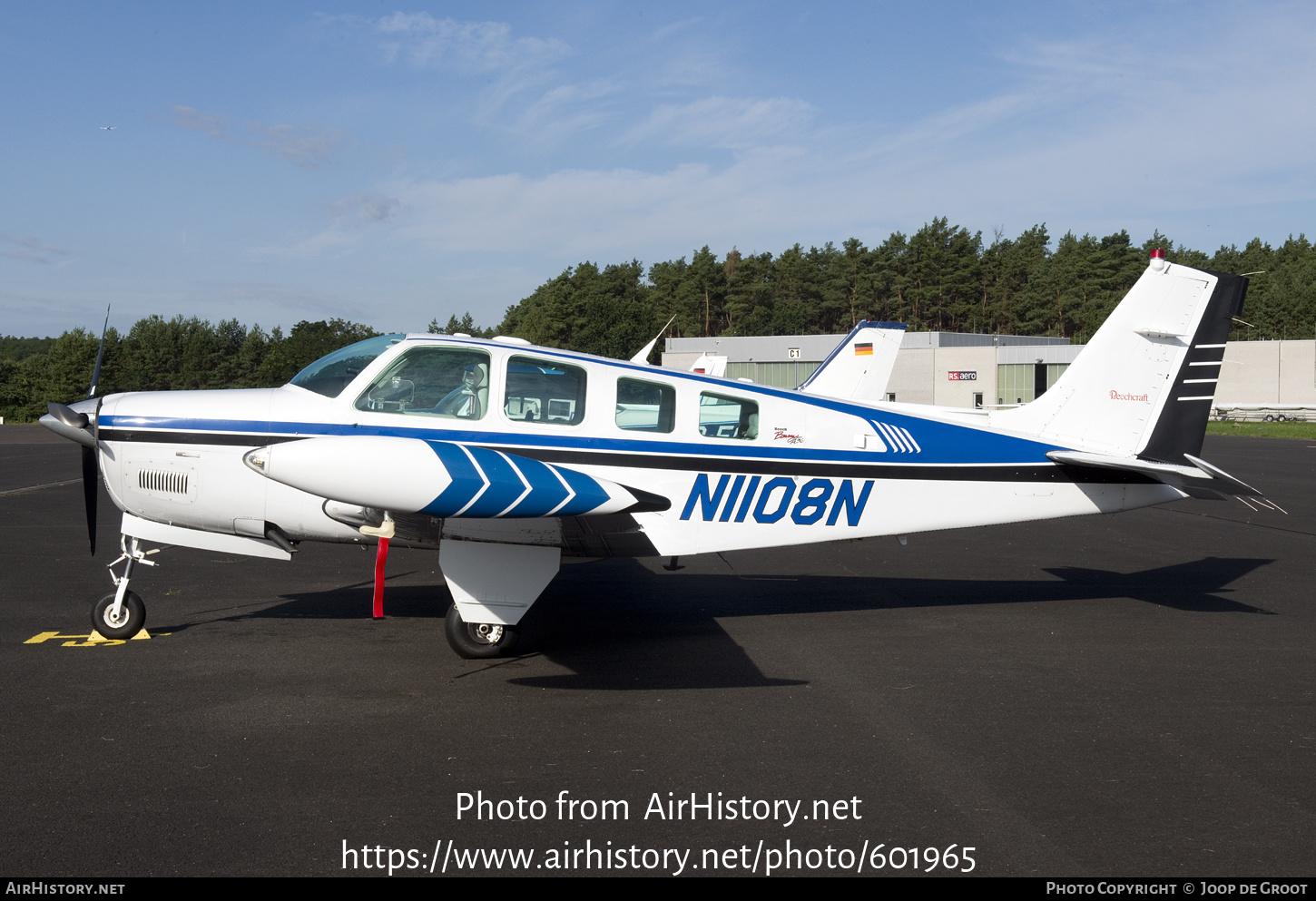 Aircraft Photo of N1108N | Raytheon A36 Bonanza 36 | AirHistory.net #601965