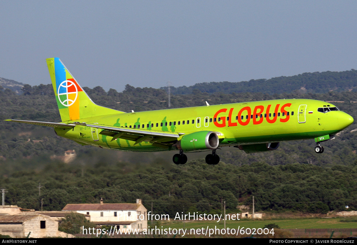 Aircraft Photo of VP-BTA | Boeing 737-4Q8 | Globus | AirHistory.net #602004