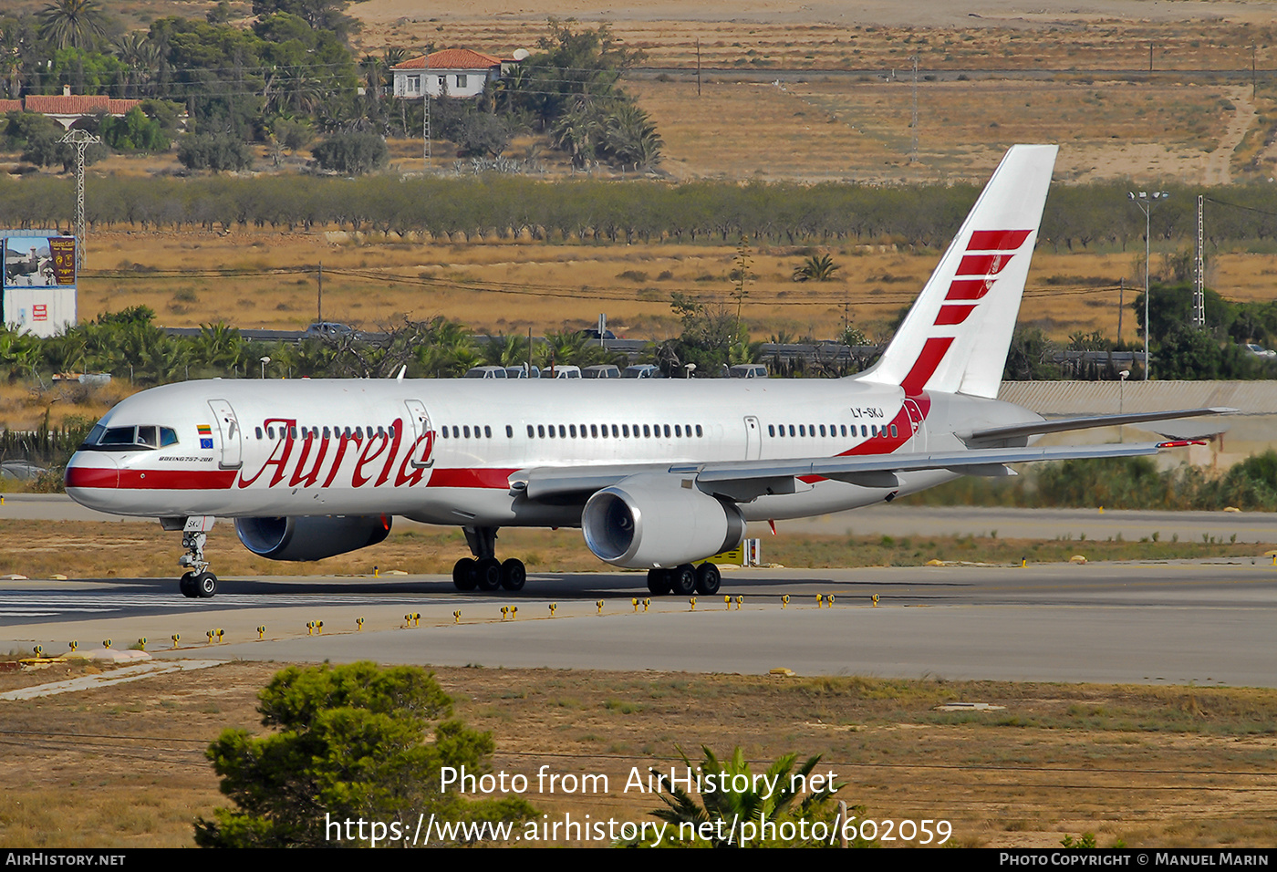 Aircraft Photo of LY-SKJ | Boeing 757-23N | Aurela | AirHistory.net #602059