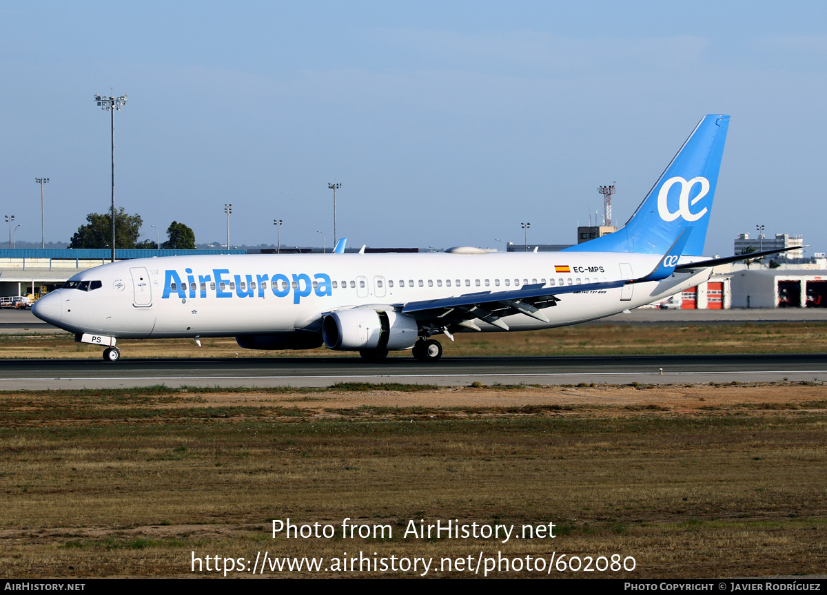 Aircraft Photo of EC-MPS | Boeing 737-85P | Air Europa | AirHistory.net #602080