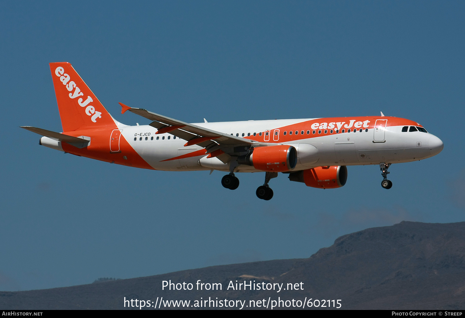 Aircraft Photo of G-EJCD | Airbus A320-214 | EasyJet | AirHistory.net #602115