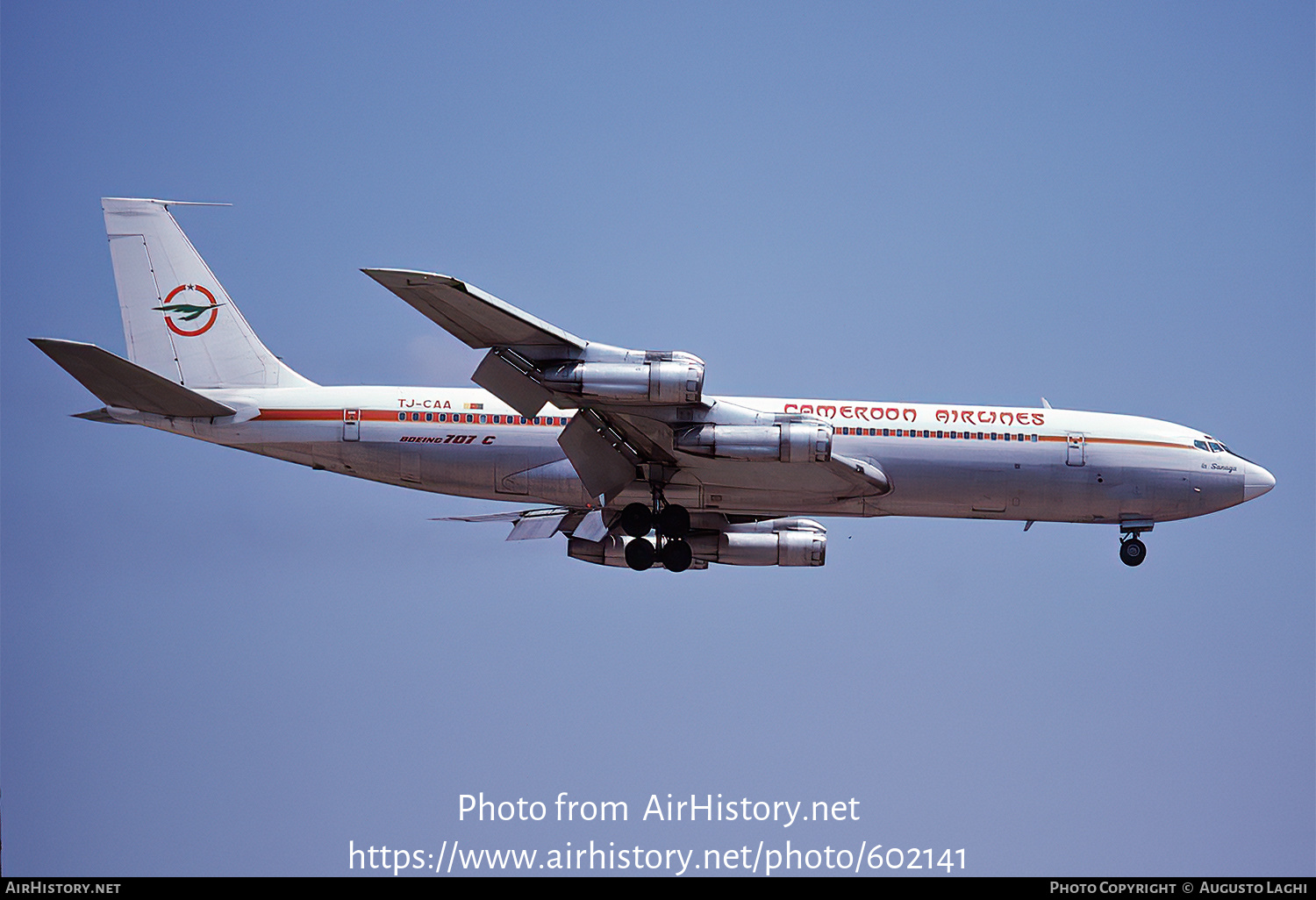 Aircraft Photo of TJ-CAA | Boeing 707-3H7C | Cameroon Airlines | AirHistory.net #602141