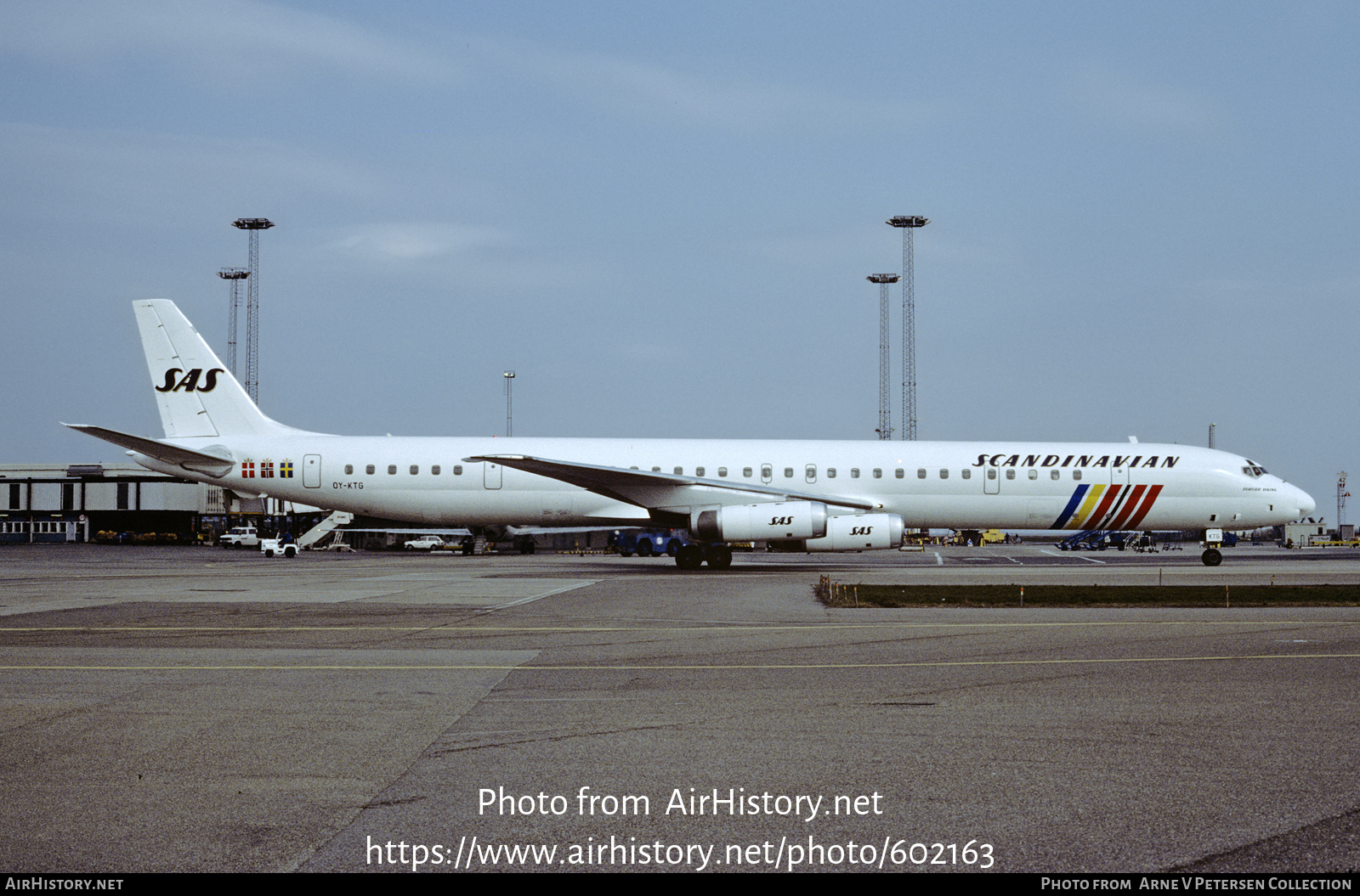 Aircraft Photo of OY-KTG | McDonnell Douglas DC-8-63PF | Scandinavian Airlines - SAS | AirHistory.net #602163