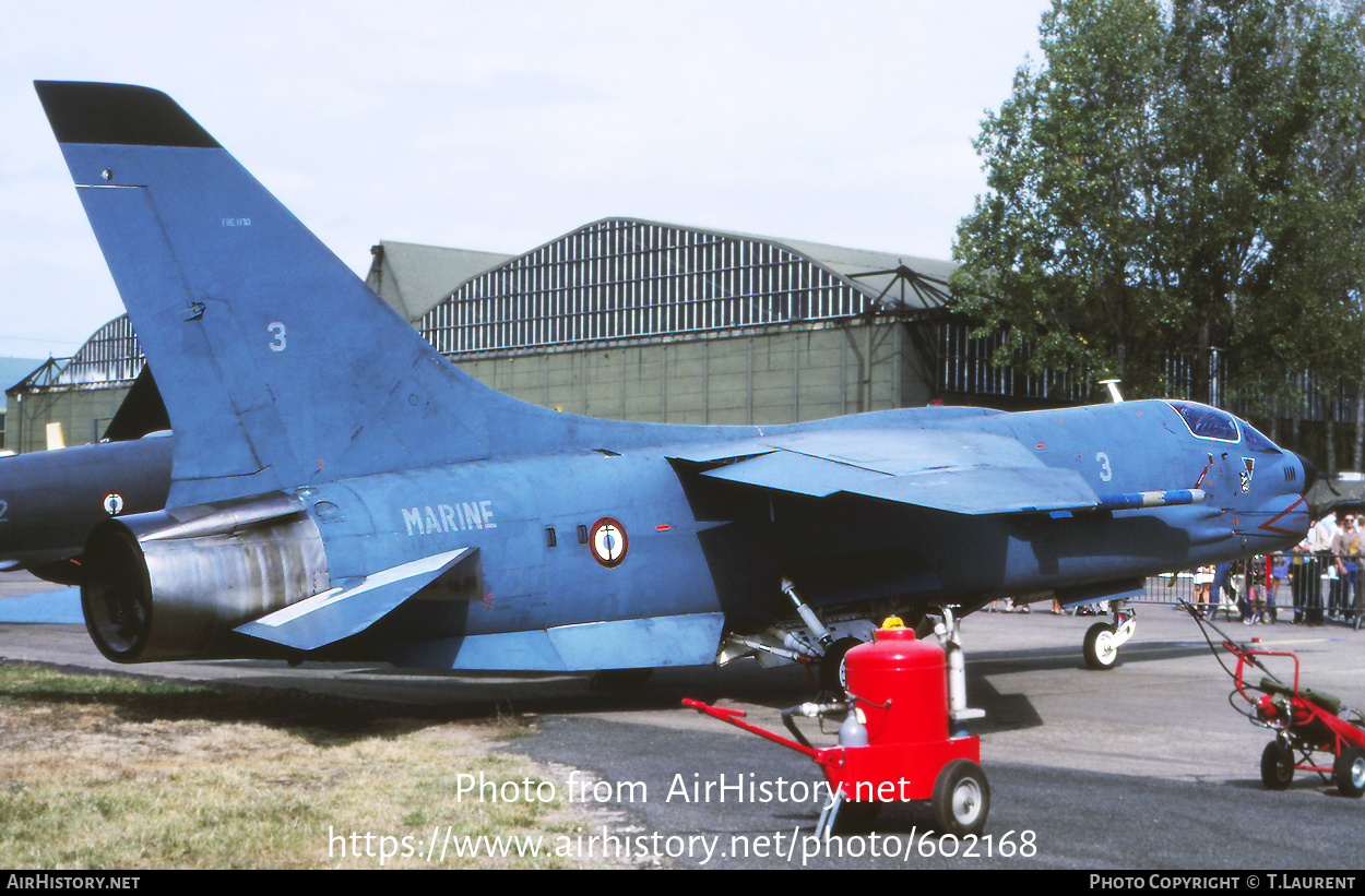 Aircraft Photo of 3 | Vought F-8E(FN) Crusader | France - Navy | AirHistory.net #602168