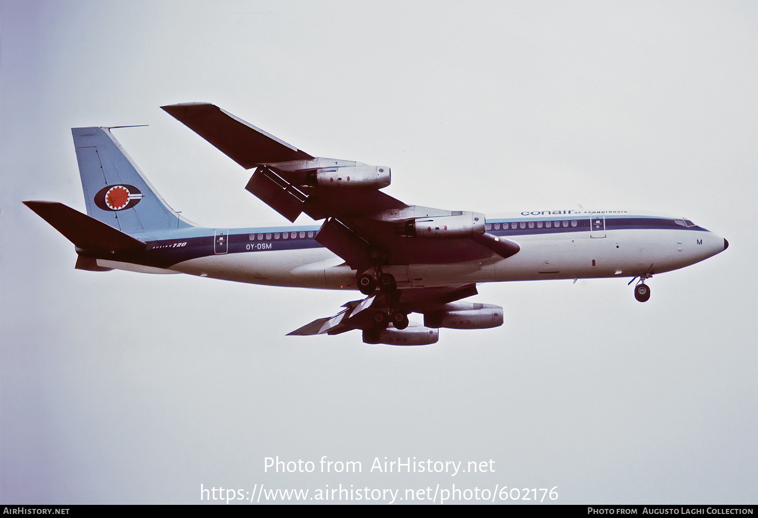 Aircraft Photo of OY-DSM | Boeing 720-025 | Conair of Scandinavia | AirHistory.net #602176