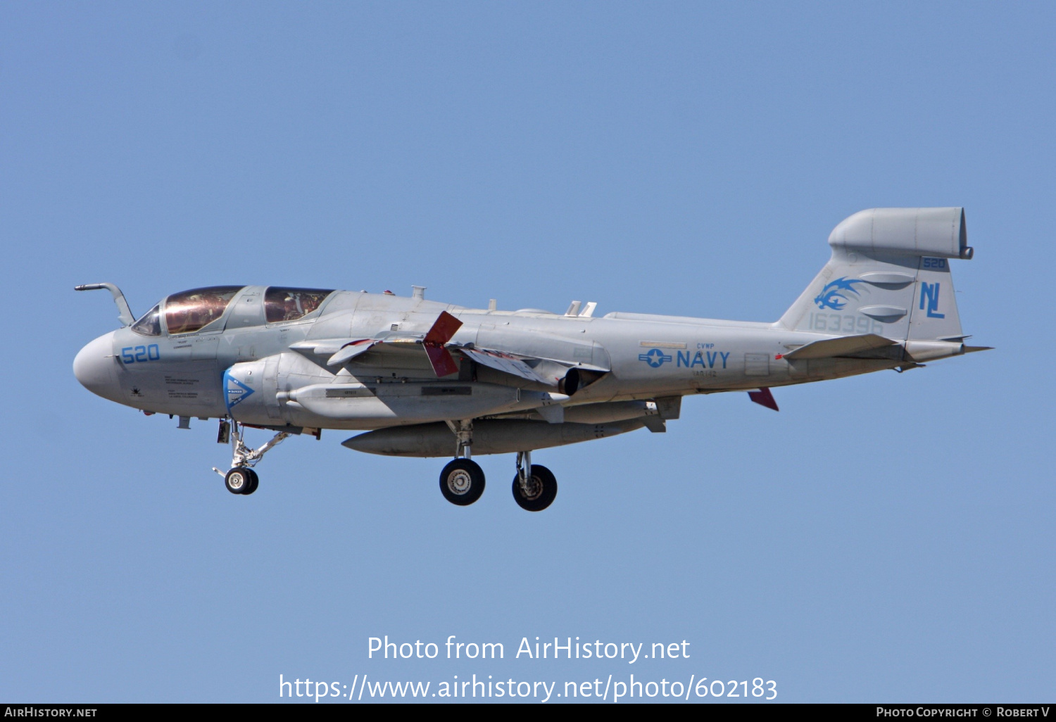 Aircraft Photo of 163396 | Grumman EA-6B Prowler (G-128) | USA - Navy | AirHistory.net #602183