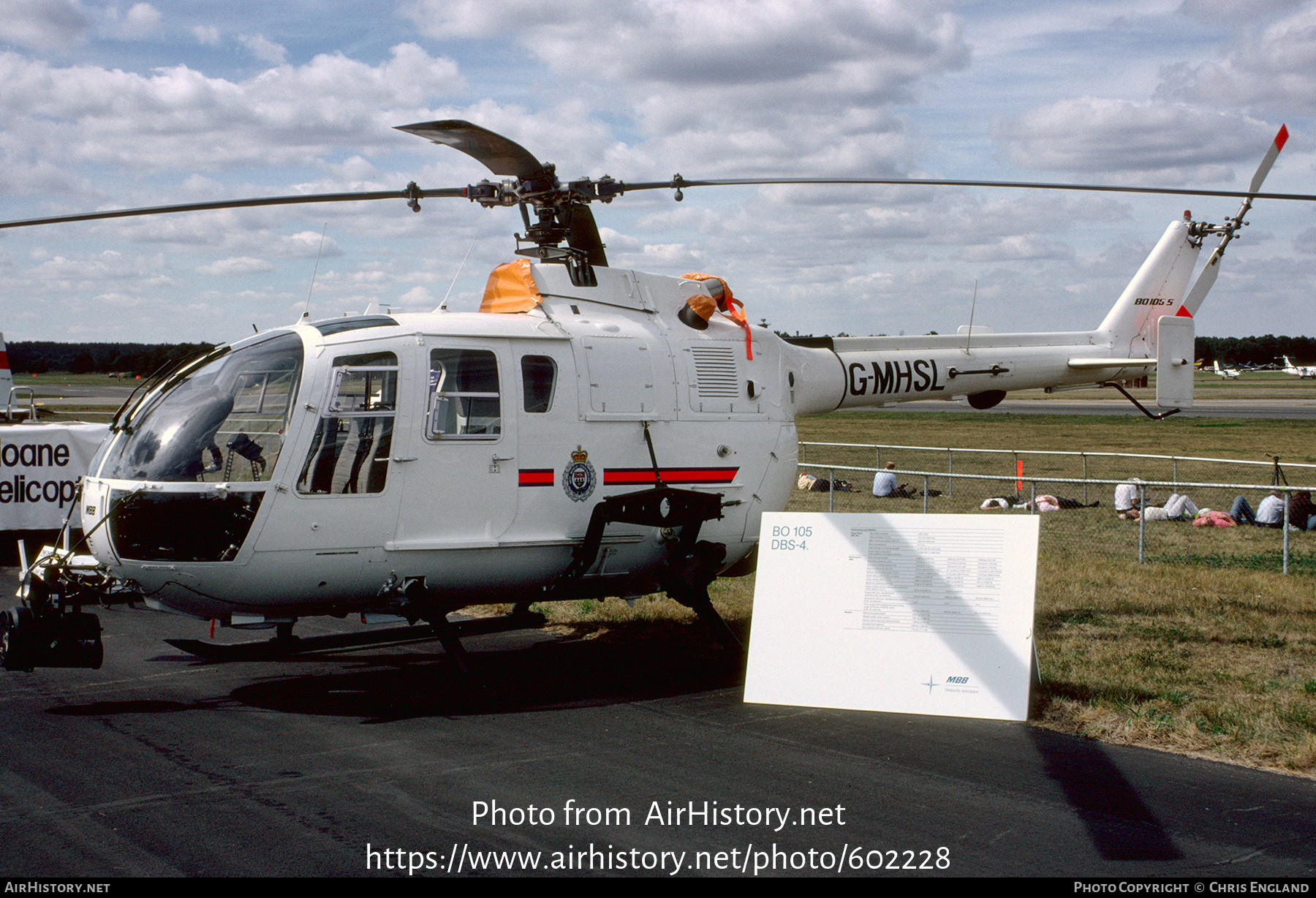 Aircraft Photo of G-MHSL | MBB BO-105DBS-4 | Staffordshire Police | AirHistory.net #602228