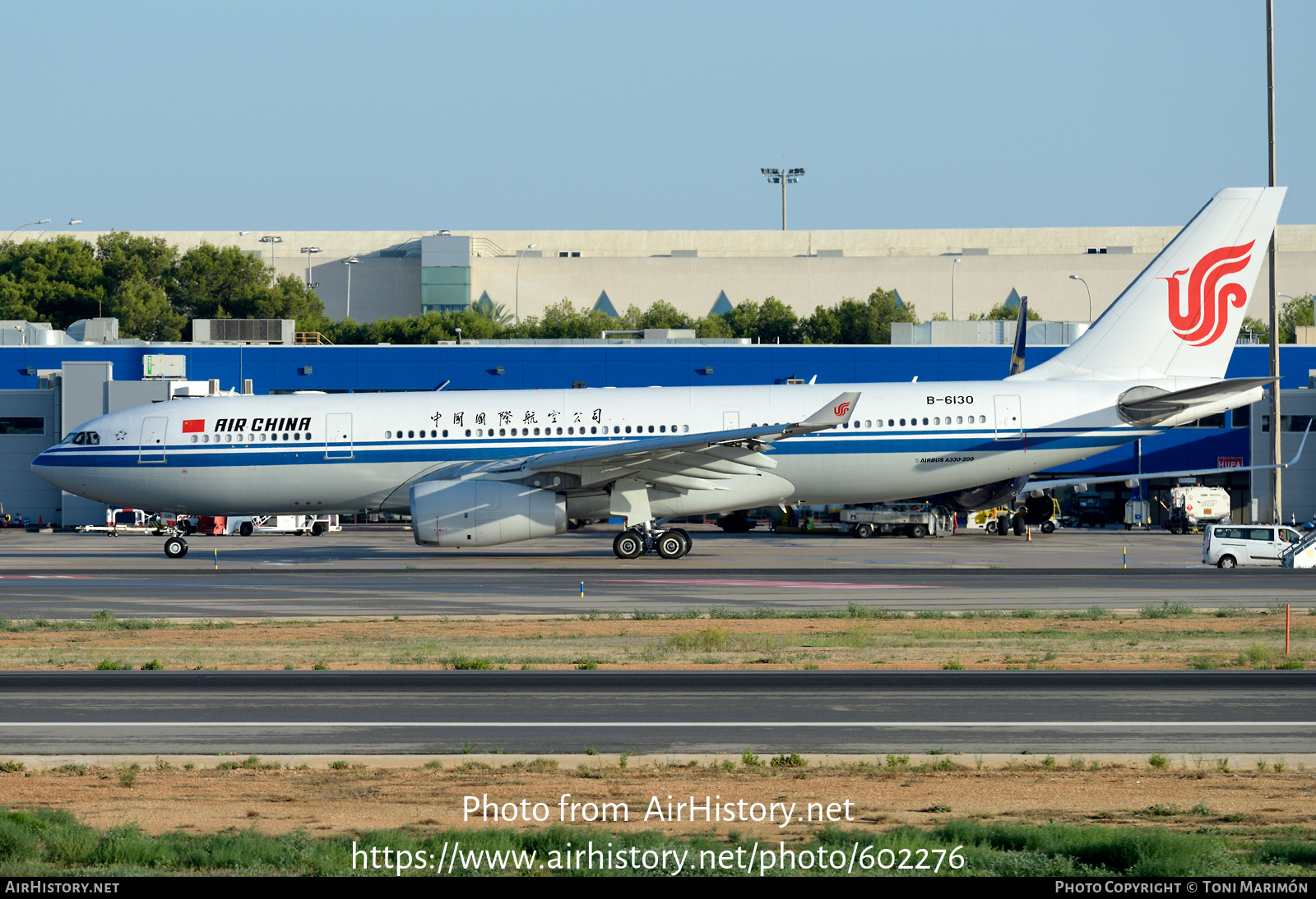 Aircraft Photo of B-6130 | Airbus A330-243 | Air China | AirHistory.net #602276