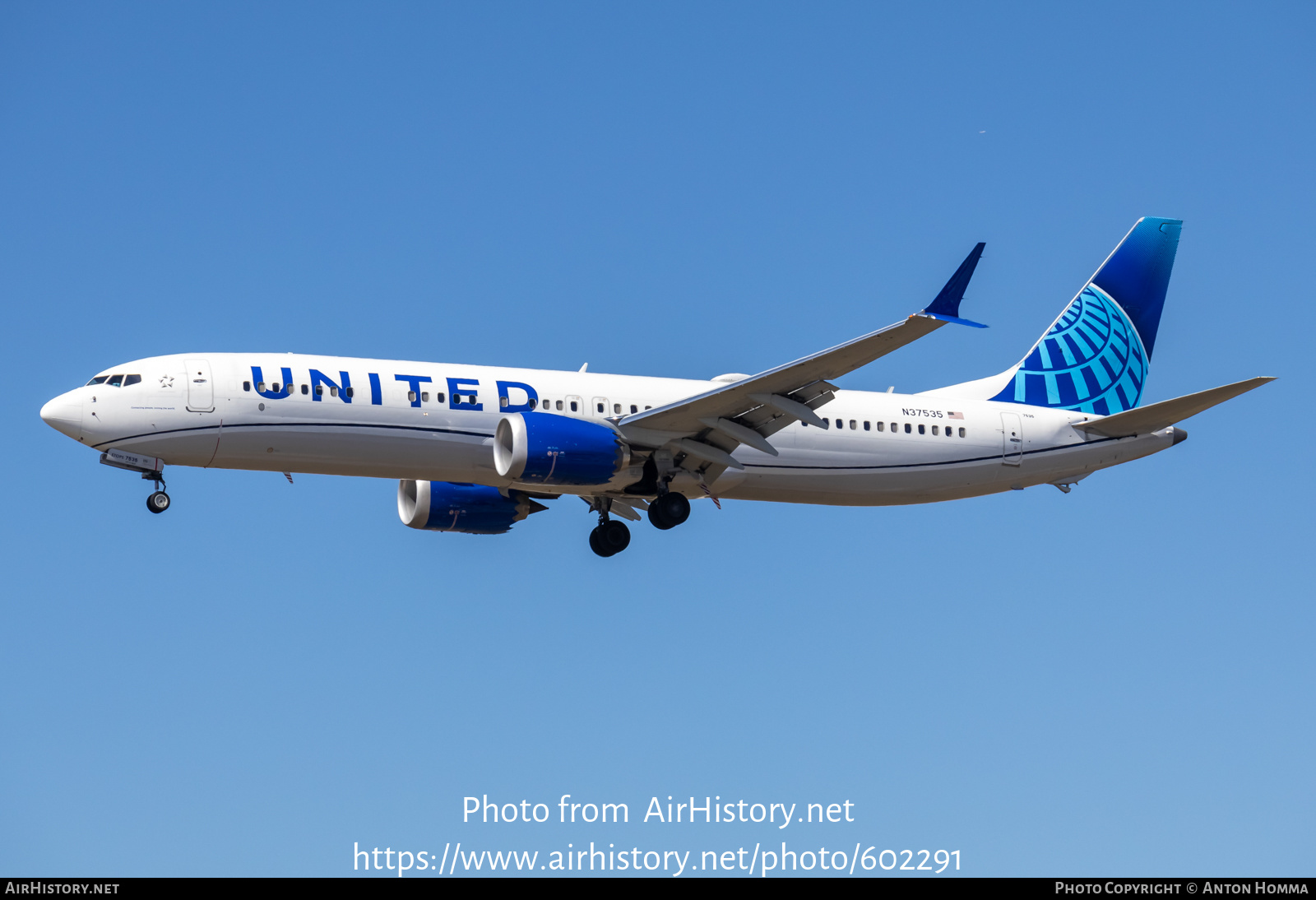 Aircraft Photo of N37535 | Boeing 737-9 Max 9 | United Airlines | AirHistory.net #602291