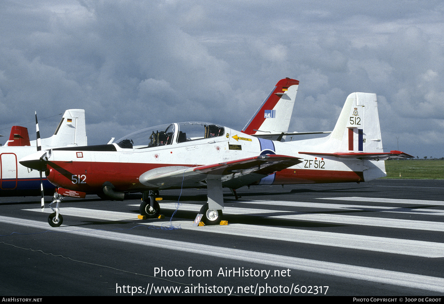 Aircraft Photo of ZF512 | Short S-312 Tucano T1 | UK - Air Force | AirHistory.net #602317