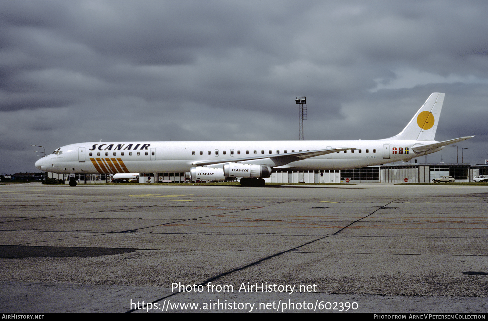 Aircraft Photo of SE-DBL | McDonnell Douglas DC-8-63 | Scanair | AirHistory.net #602390