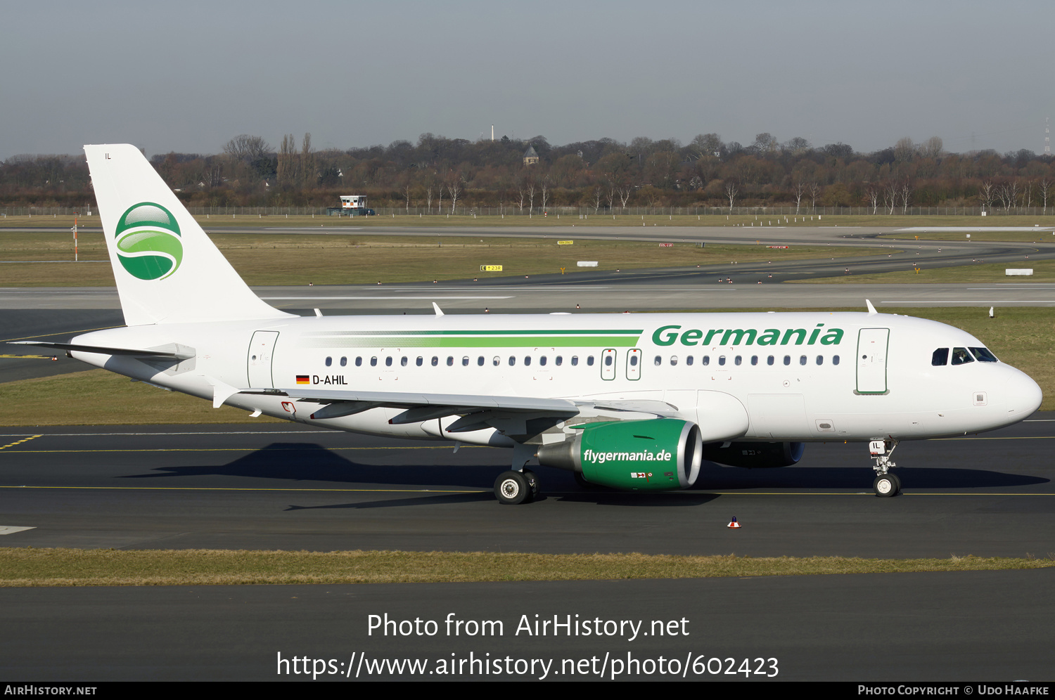 Aircraft Photo of D-AHIL | Airbus A319-112 | Germania | AirHistory.net #602423