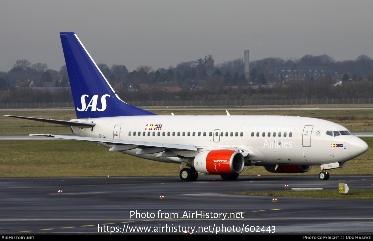 Aircraft Photo of LN-RRD | Boeing 737-683 | Scandinavian Airlines - SAS | AirHistory.net #602443