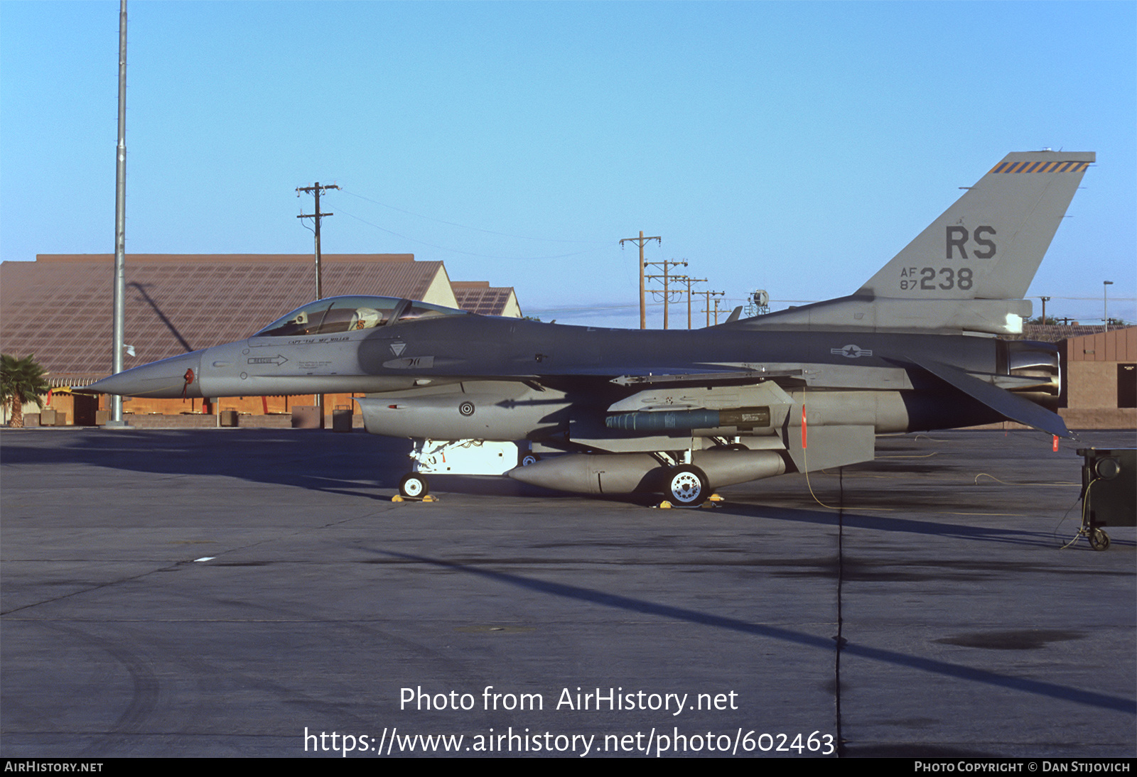 Aircraft Photo of 87-0238 / AF87-238 | General Dynamics F-16C Fighting Falcon | USA - Air Force | AirHistory.net #602463