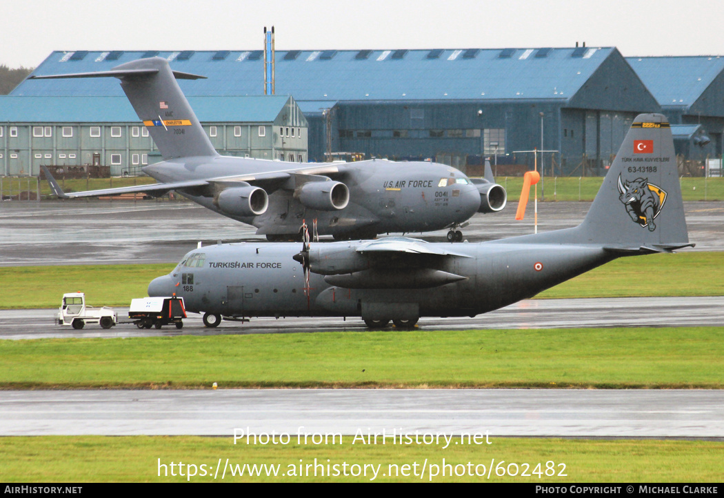 Aircraft Photo of 63-13188 | Lockheed C-130E Hercules (L-382) | Turkey - Air Force | AirHistory.net #602482